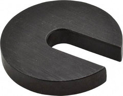 Gibraltar - 7/16 or 1/2" Bolt, 3/8" Thick, Black Oxide Finish, Case Hardened Steel C Washer - Grade 12L14, 17/32" Inside & 2-1/4" OD - Exact Tool & Supply