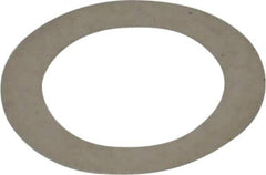 Gibraltar - 0.002" Thick, 0.25 to 0.255" Inside x 0.37 to 0.38" OD, Round Shim - 18-8 Stainless Steel - Exact Tool & Supply