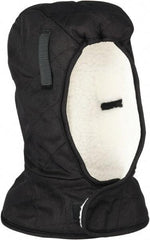 Ergodyne - Black, Underneath Hard Hat Winter Liner - Shoulder Length, 3 Layer - Exact Tool & Supply