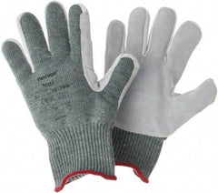 Ansell - Size S, ANSI Cut Lvl A5, Abrasion Lvl 5, Cut Resistant Gloves - Gray - Exact Tool & Supply