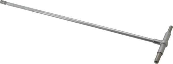 SPI - 2-1/8 to 3-1/2 Inch, 12 Inch Overall Length, Telescoping Gage - 12 Inch Long Handle, Hardened Tool Steel, Satin Chrome Finish - Exact Tool & Supply