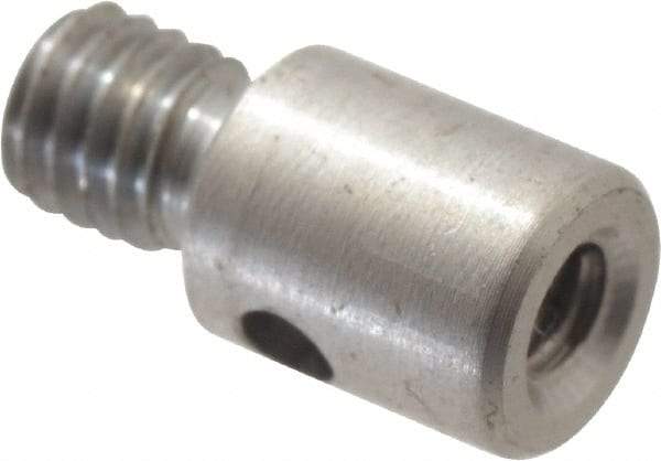 SPI - M2 Female, M3 Male, Stainless Steel, CMM Thread Adapter - 5mm Long - Exact Tool & Supply