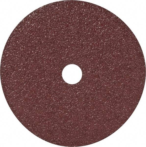 3M - 7" Diam 7/8" Hole 36+ Grit Fiber Disc - Very Coarse Grade, Ceramic, 8,600 Max RPM, Series 982C - Exact Tool & Supply