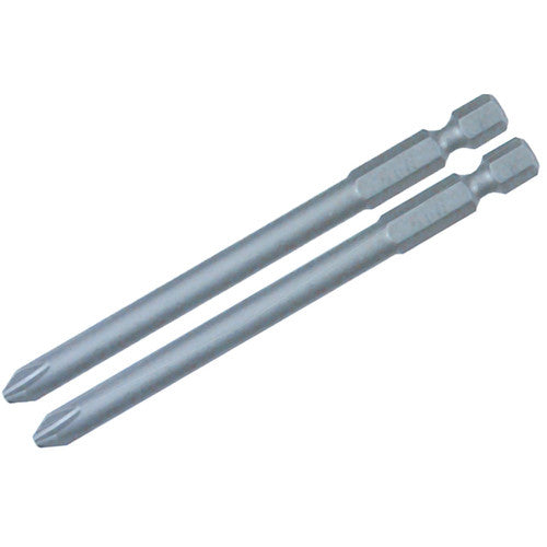 NO 1 70MM OAL PHILLIPS PWR BIT 2/PK - Exact Tool & Supply