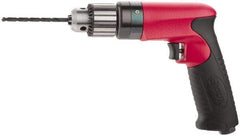 Sioux Tools - 1/4" Keyed Chuck - Pistol Grip Handle, 2,600 RPM, 11.8 LPS, 25 CFM, 0.6 hp - Exact Tool & Supply
