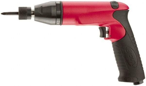 Sioux Tools - 1/4" Bit Holder, 2,500 RPM, Pistol Grip Handle Air Screwdriver - 58 In/Lb Torque, 30 CFM - Exact Tool & Supply