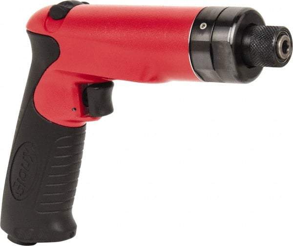 Sioux Tools - 1/4" Bit Holder, 2,500 RPM, Pistol Grip Handle Air Screwdriver - 58 In/Lb Torque, 30 CFM - Exact Tool & Supply