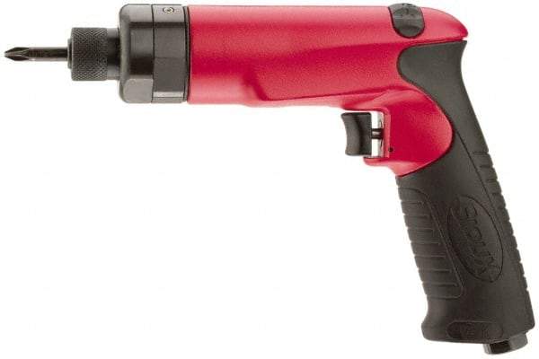 Sioux Tools - 1/4" Bit Holder, 700 RPM, Pistol Grip Handle Air Screwdriver - 220 In/Lb Torque, 30 CFM - Exact Tool & Supply