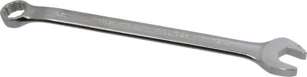 Proto - 3/8" Offset Combination Wrench - 15° Offset Angle, 5-15/16" OAL, Steel, Chrome Finish - Exact Tool & Supply