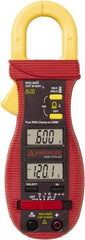 Amprobe - 3086905, CAT III, Digital True RMS HVAC Clamp Meter with 1.0236" Clamp On Jaws - 600 VAC/VDC, 600 AC Amps, Measures Voltage, Continuity, Current, Frequency, microAmps, Resistance, Temperature - Exact Tool & Supply