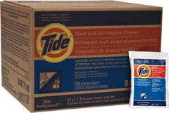 Tide - Packet Cleaner - Use on Fiberglass, Linoleum, Plastic, Stainless Steel, Wood - Exact Tool & Supply