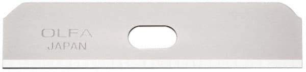 Olfa - 10 Piece Steel Safety Blade - 1-15/16" OAL - Exact Tool & Supply