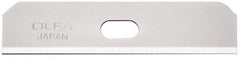 Olfa - 10 Piece Steel Safety Blade - 1-15/16" OAL - Exact Tool & Supply