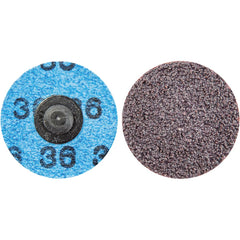 Norton - 1-1/2" 36 Grit Aluminum Oxide Quick Change Disc - Exact Tool & Supply