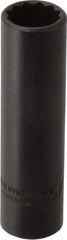 Proto - 5/8", 1/2" Drive, Deep Hand Socket - 12 Points, 3-1/4" OAL, Alloy Steel, Black Finish - Exact Tool & Supply