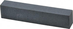 Norton - 3-1/2" Long x 3/4" Wide x 1/2" Thick, Silicon Carbide Sharpening Stone - Rectangle, Fine Grade - Exact Tool & Supply