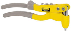 Stanley - Right Angle Head Hand Riveter - 3/32 to 3/16" Rivet Capacity, 10" OAL - Exact Tool & Supply