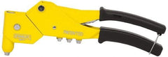 Stanley - Swivel Head Hand Riveter - 3/32 to 3/16" Rivet Capacity, 11-1/2" OAL - Exact Tool & Supply