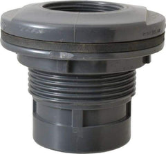 Value Collection - 2" PVC Plastic Pipe Tank Adapter - Schedule 80, FIPT x FIPT End Connections - Exact Tool & Supply