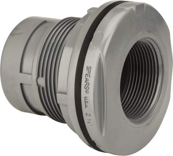 Value Collection - 2-1/2" CPVC Plastic Pipe Tank Adapter - Schedule 80, FIPT x FIPT End Connections - Exact Tool & Supply
