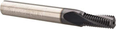 Carmex - 5/16-24 UNF, 0.26" Cutting Diam, 3 Flute, Solid Carbide Helical Flute Thread Mill - Internal Thread, 0.56" LOC, 2-1/2" OAL, 5/16" Shank Diam - Exact Tool & Supply