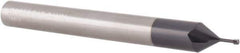 Carmex - #1-72 Thread, 1/4" Shank Diam, TiAlN Coating, Solid Carbide Straight Flute Thread Mill - 3 Flutes, 2-1/2" OAL - Exact Tool & Supply