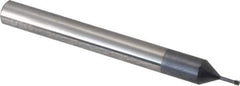 Carmex - M2x0.40 Metric Coarse, 0.061" Cutting Diam, 3 Flute, Solid Carbide Helical Flute Thread Mill - Internal Thread, 0.18" LOC, 2-1/2" OAL, 1/4" Shank Diam - Exact Tool & Supply