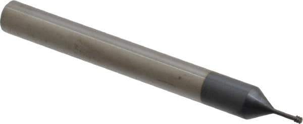 Carmex - M2.2x0.45 Thread, 1/4" Shank Diam, TiAlN Coating, Solid Carbide Straight Flute Thread Mill - 3 Flutes, 2-1/2" OAL - Exact Tool & Supply