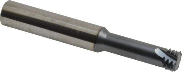 Carmex - M16x2.00 Thread, 1/2" Shank Diam, TiAlN Coating, Solid Carbide Straight Flute Thread Mill - 4 Flutes, 3-1/2" OAL - Exact Tool & Supply
