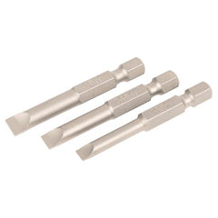 Slotted Power Bit Set 4.5 - 6.5mm (3 Bit Pack) - Exact Tool & Supply