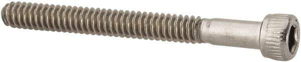 Value Collection - #4-40 UNC Hex Socket Drive, Socket Cap Screw - Grade 18-8 Stainless Steel, Uncoated, 1-1/8" Length Under Head - Exact Tool & Supply