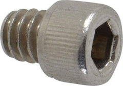 Value Collection - 1/4-20 UNC Hex Socket Drive, Socket Cap Screw - Grade 18-8 Stainless Steel, Uncoated, 1/4" Length Under Head - Exact Tool & Supply