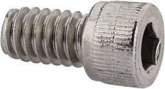 Value Collection - 1/4-20 UNC Hex Socket Drive, Socket Cap Screw - Grade 18-8 Stainless Steel, Uncoated, 7/16" Length Under Head - Exact Tool & Supply
