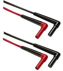 Fluke - Black/Red Electrical Test Equipment Leads Set - Use with All Models - Exact Tool & Supply