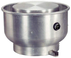 Fantech - 13-1/2" Blade, 2,419 CFM, Direct Drive Centrifugal Roof Exhauster - 1/2 hp, Open Dripproof Enclosure, Upblast Style, Single Phase, 115/230 Volts - Exact Tool & Supply