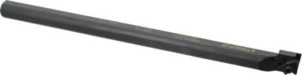 Tool-Flo - Internal Thread, Right Hand Cut, 5/8" Shank Width x 5/8" Shank Height Indexable Threading Toolholder - 10" OAL, FL 2L Insert Compatibility, A10 Toolholder, Series Flo-Lock - Exact Tool & Supply