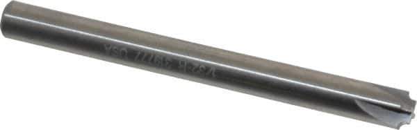 Hertel - 1/32" Radius, 3/16" Mill Diam, 4 Flute Solid Carbide Corner Rounding End Mill - Single End, Uncoated, 1/8" Tip Diam, 2" OAL, 3/16" Shank Diam - Exact Tool & Supply