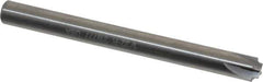 Hertel - 1/32" Radius, 3/16" Mill Diam, 4 Flute Solid Carbide Corner Rounding End Mill - Single End, Uncoated, 1/8" Tip Diam, 2" OAL, 3/16" Shank Diam - Exact Tool & Supply