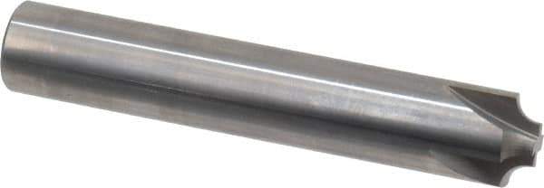 Hertel - 5/32" Radius, 5/8" Mill Diam, 4 Flute Solid Carbide Corner Rounding End Mill - Single End, Uncoated, 3-1/2" OAL, 5/8" Shank Diam - Exact Tool & Supply