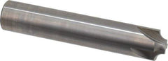 Hertel - 3/16" Radius, 3/4" Mill Diam, 4 Flute Solid Carbide Corner Rounding End Mill - Single End, Uncoated, 3/8" Tip Diam, 4" OAL, 3/4" Shank Diam - Exact Tool & Supply