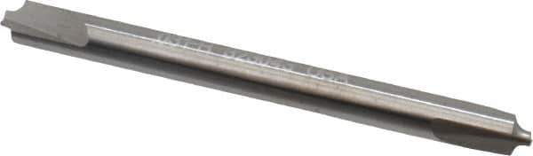 Hertel - 0.031" Radius, 1/8" Mill Diam, 2 Flute Solid Carbide Corner Rounding End Mill - Double End, Uncoated, 1-1/2" OAL, 1/8" Shank Diam - Exact Tool & Supply