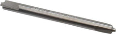 Hertel - 0.031" Radius, 1/8" Mill Diam, 2 Flute Solid Carbide Corner Rounding End Mill - Double End, Uncoated, 1-1/2" OAL, 1/8" Shank Diam - Exact Tool & Supply