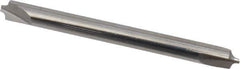 Hertel - 0.04" Radius, 1/8" Mill Diam, 2 Flute Solid Carbide Corner Rounding End Mill - Double End, Uncoated, 1-1/2" OAL, 1/8" Shank Diam - Exact Tool & Supply