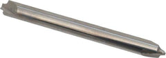 Hertel - 0.05" Radius, 3/16" Mill Diam, 2 Flute Solid Carbide Corner Rounding End Mill - Double End, Uncoated, 2" OAL, 3/16" Shank Diam - Exact Tool & Supply