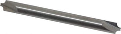 Hertel - 0.062" Radius, 3/16" Mill Diam, 2 Flute Solid Carbide Corner Rounding End Mill - Double End, Uncoated, 2" OAL, 3/16" Shank Diam - Exact Tool & Supply