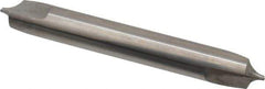 Hertel - 1/8" Radius, 5/16" Mill Diam, 2 Flute Solid Carbide Corner Rounding End Mill - Double End, Uncoated, 2-1/2" OAL, 5/16" Shank Diam - Exact Tool & Supply