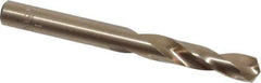 Hertel - 0.277" 135° Spiral Flute Cobalt Screw Machine Drill Bit - Bright Finish, Right Hand Cut, 1-1/2" Flute Length, 2-11/16" OAL, Split Point, Straight Shank - Exact Tool & Supply