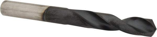 Hertel - 0.277" 135° Spiral Flute Cobalt Screw Machine Drill Bit - TiAlN Finish, Right Hand Cut, 1-1/2" Flute Length, 2-11/16" OAL, Split Point, Straight Shank - Exact Tool & Supply