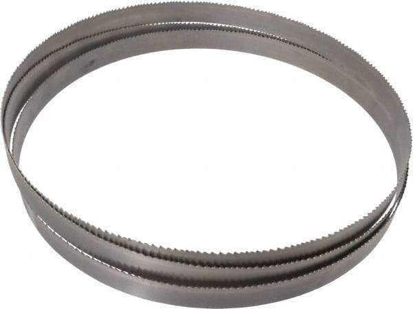 Starrett - 5 to 8 TPI, 10' 10-1/2" Long x 1" Wide x 0.035" Thick, Welded Band Saw Blade - Bi-Metal, Toothed Edge, Modified Tooth Set, Contour Cutting - Exact Tool & Supply