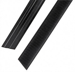 Rubbermaid - 47" Long x 1.1" Wide Microfiber Hook & Loop Replacement Set - Black, Hook & Loop - Exact Tool & Supply